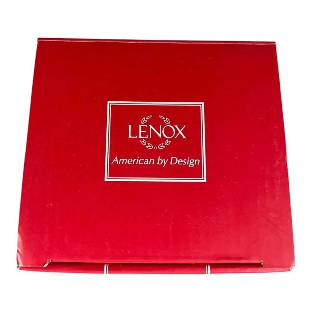 Lenox Ceramic Color Changing Santa 4” Lit Ornament  Christmas Holidays
